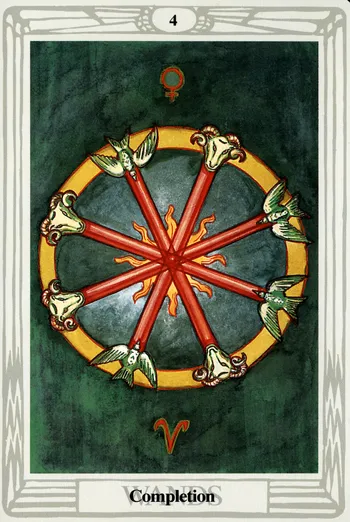 4 of Wands